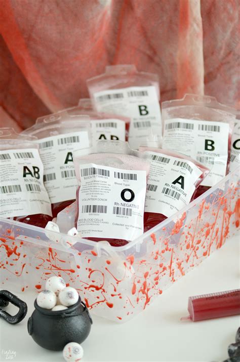 how to fill fake blood bags|halloween blood bags for drinks.